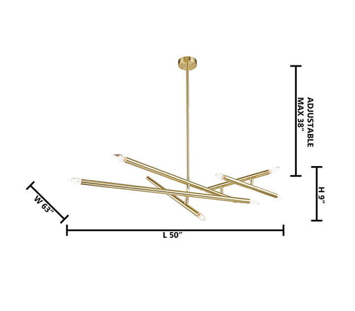 Brass Chandelier (SH03) by Bethel - view 4