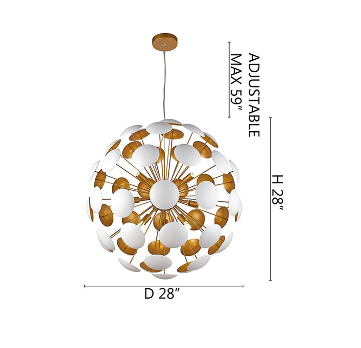 Brass Chandelier (REV01) by Bethel - view 7