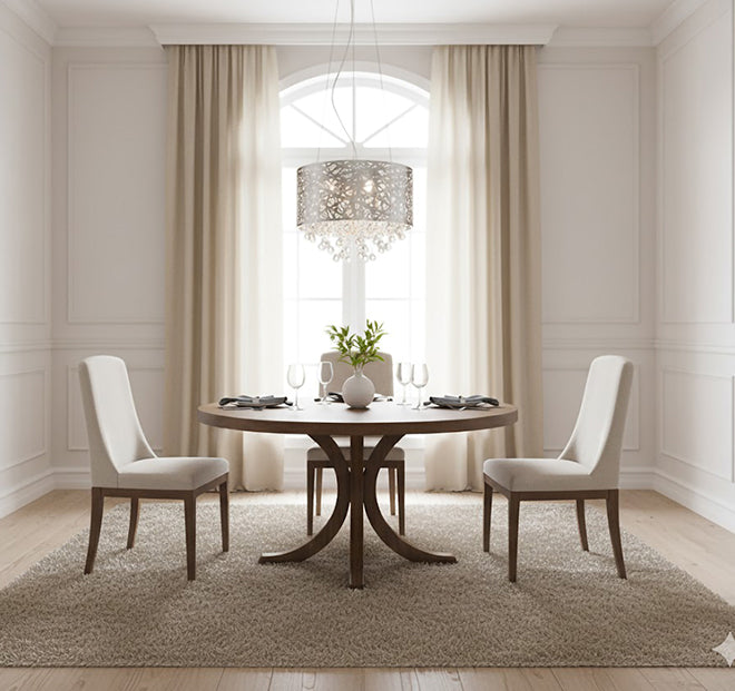 Chrome Crystal Chandelier (OL01) by Bethel - view 4