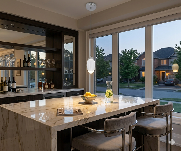 LED Single Pendant Light with Clear Crystal Shade by Bethel - view 11