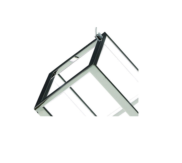 LED Cube Single Pendant Light with Acrylic Diffusers by Bethel - view 8