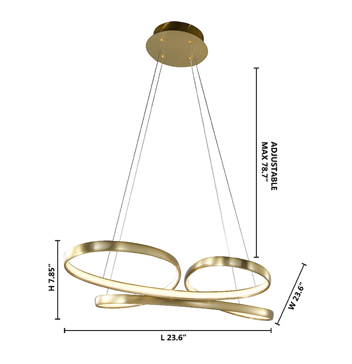 Aluminium Frame Chandelier with Acrylic Diffuser by Bethel - view 16