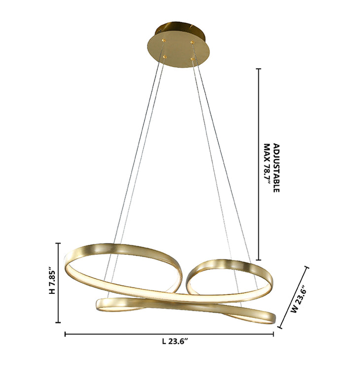 Aluminium Frame Chandelier with Acrylic Diffuser by Bethel - view 16