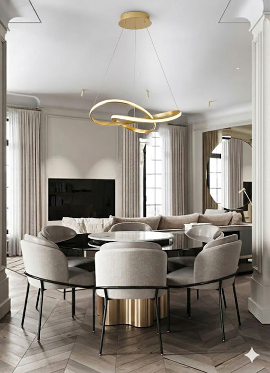 Aluminium Frame Chandelier with Acrylic Diffuser by Bethel - view 18