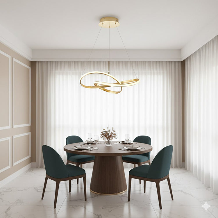 Aluminium Frame Chandelier with Acrylic Diffuser by Bethel - view 19