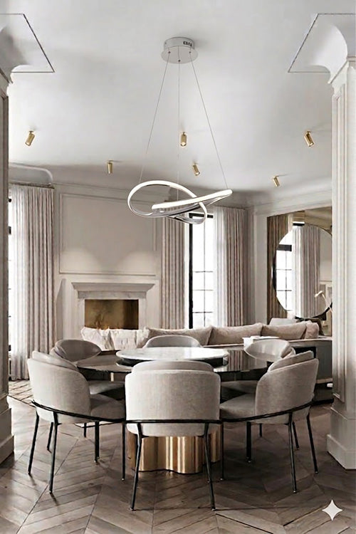 Aluminium Frame Chandelier with Acrylic Diffuser by Bethel - view 11