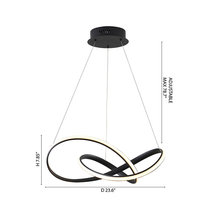 Aluminium Frame Chandelier with Acrylic Diffuser by Bethel - view 27