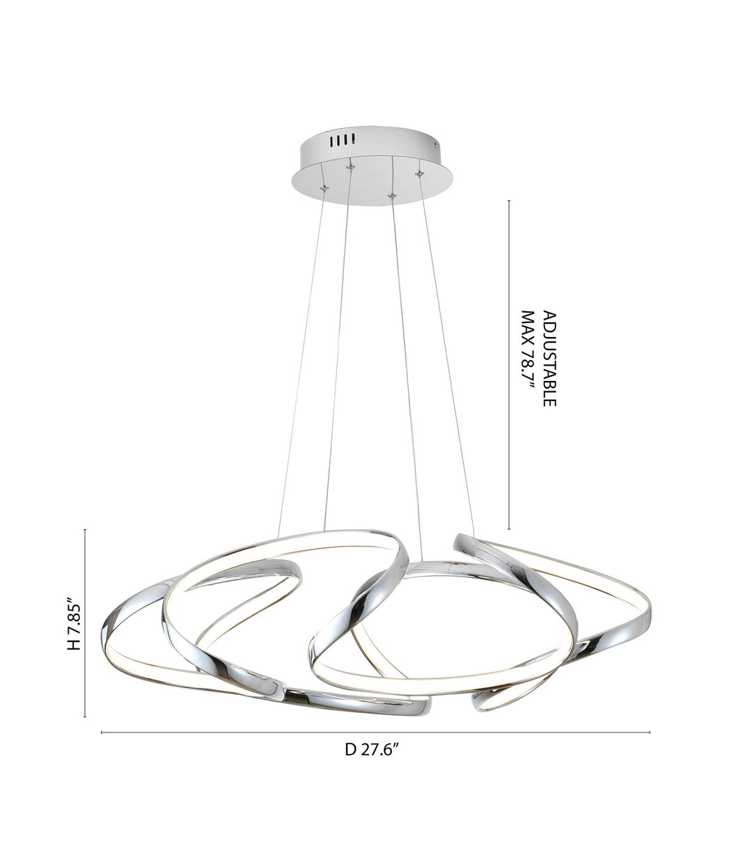 Aluminium Clustered LED Light with Acrylic Diffuser by Bethel - view 8