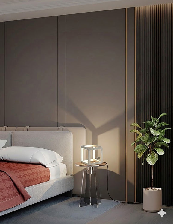 LED Box Table Lamp with Silicone Diffuser by Bethel - view 12
