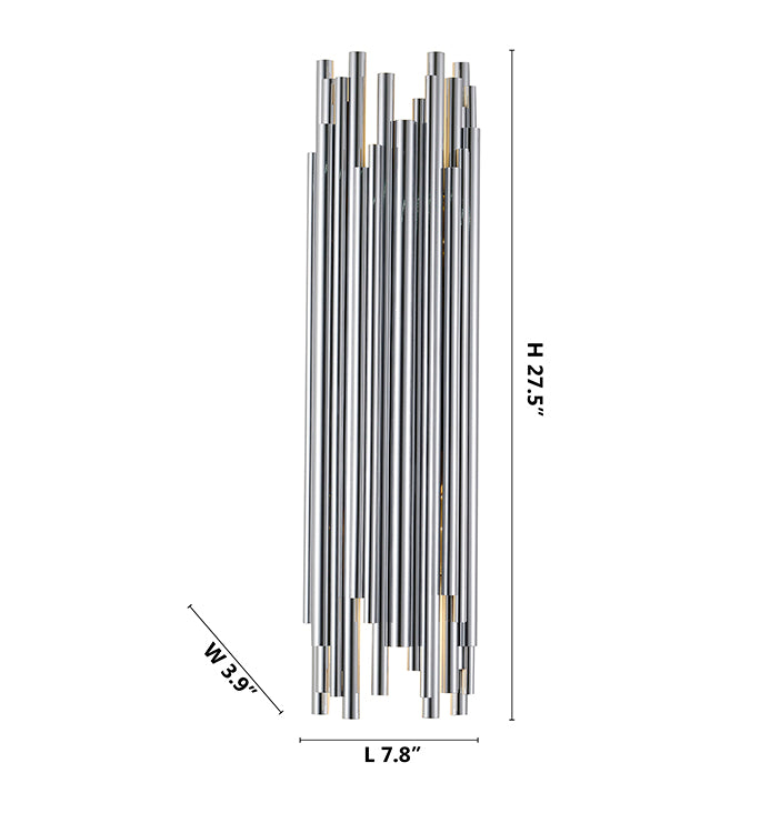 Stainless Steel Wall Sconce by Bethel - view 29