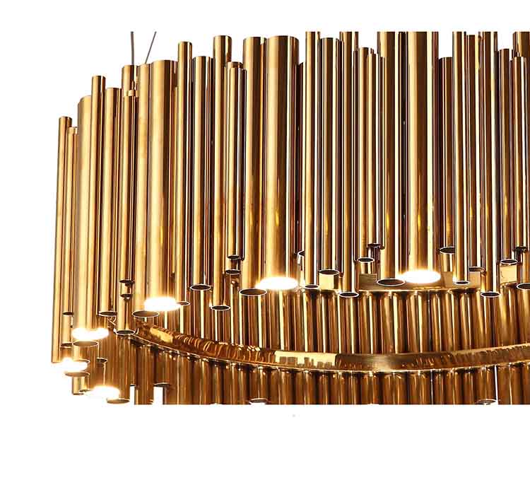 Stainless Steel Chandelier by Bethel - view 2