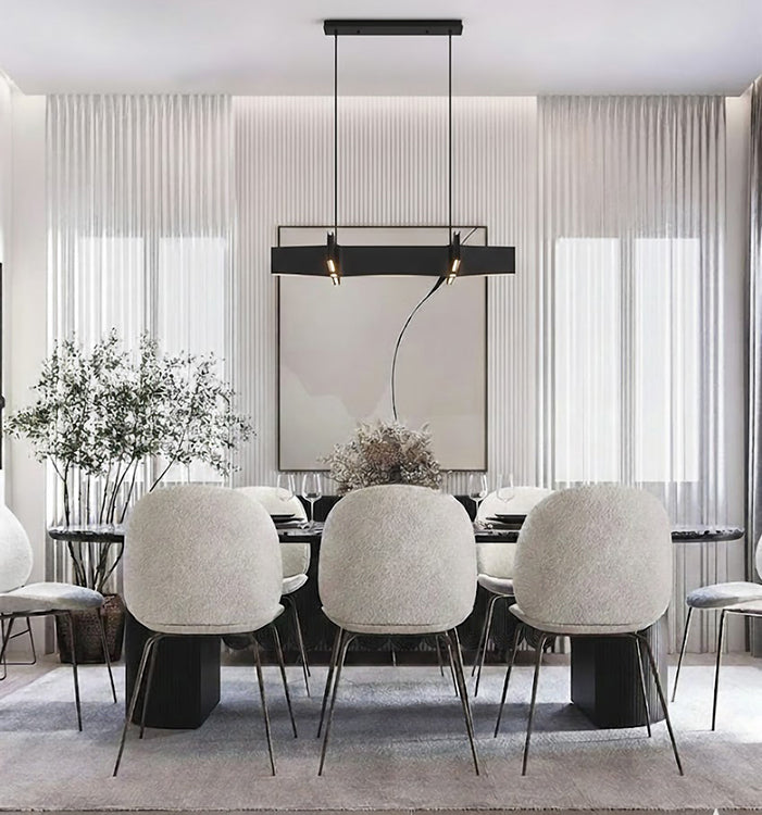 Plated Double Cross LED Chandelier by Bethel - view 14