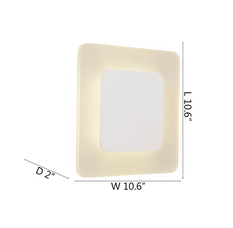 White Wall Sconce by Bethel - view 3