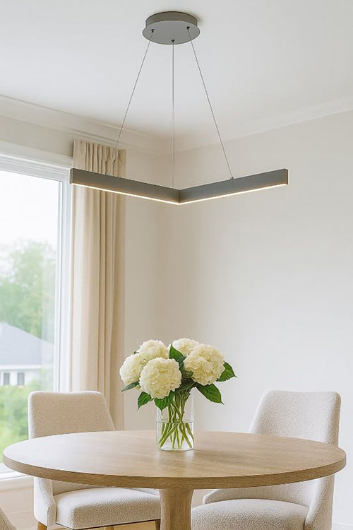 Metal "y" Shaped LED Ceiling Fixture with Acrylic Diffuser