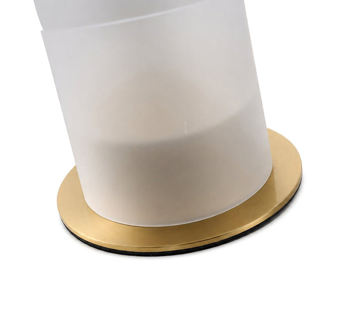 White Glass Table Lamp by Bethel - view 6