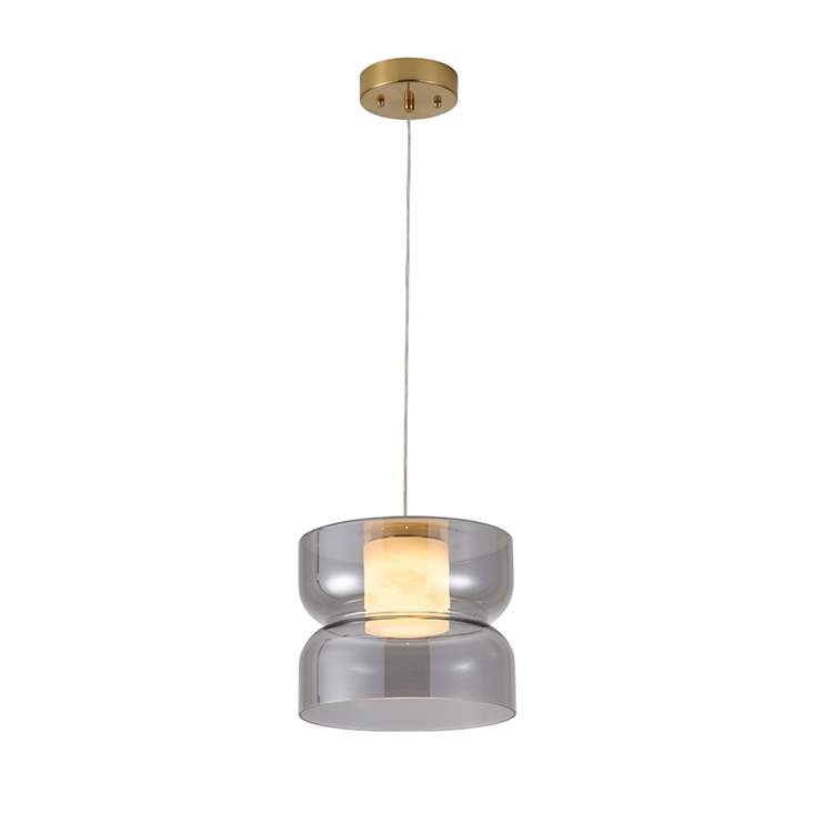 Smoke Glass Pendant by Bethel - view 5