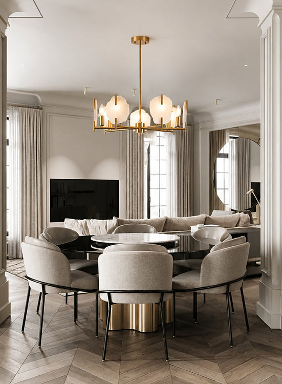 Brass Chandelier (MH07) by Bethel - view 2
