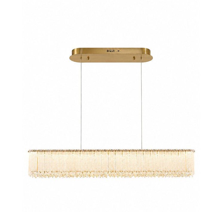 Crystal Chandelier (MK03) in Brass by Bethel