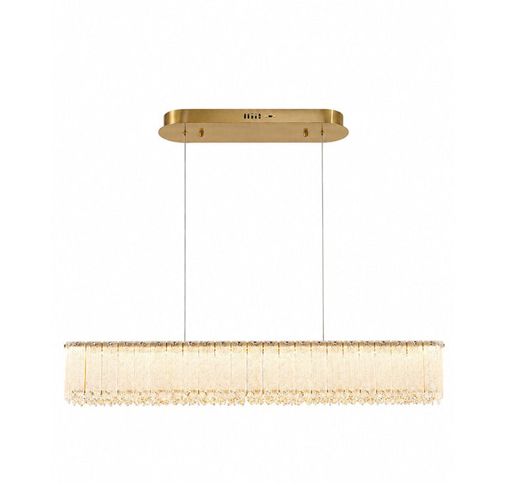 Crystal Chandelier (MK03) in Brass by Bethel