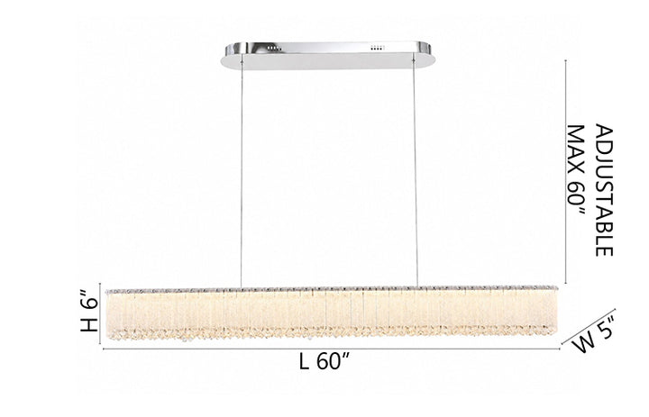 Chrome Crystal Chandelier (MK05) by Bethel - view 6