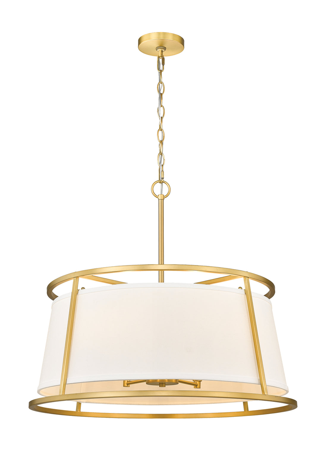 Lenyx Pendant - Chandelier in Rubbed Brass by Z-Lite