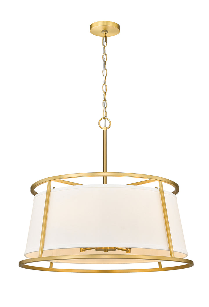 Lenyx Pendant - Chandelier in Rubbed Brass by Z-Lite