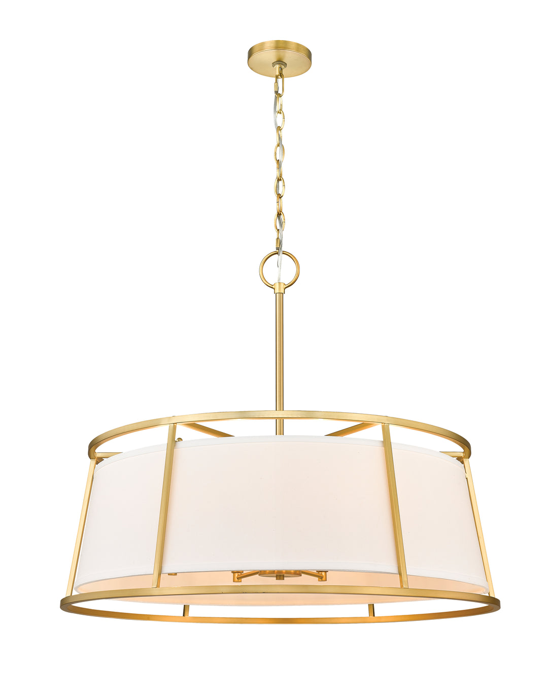 Lenyx Pendant - Chandelier in Rubbed Brass by Z-Lite