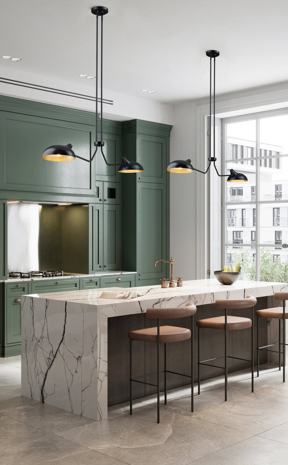 Bellamy - 2 Light Linear Chandelier