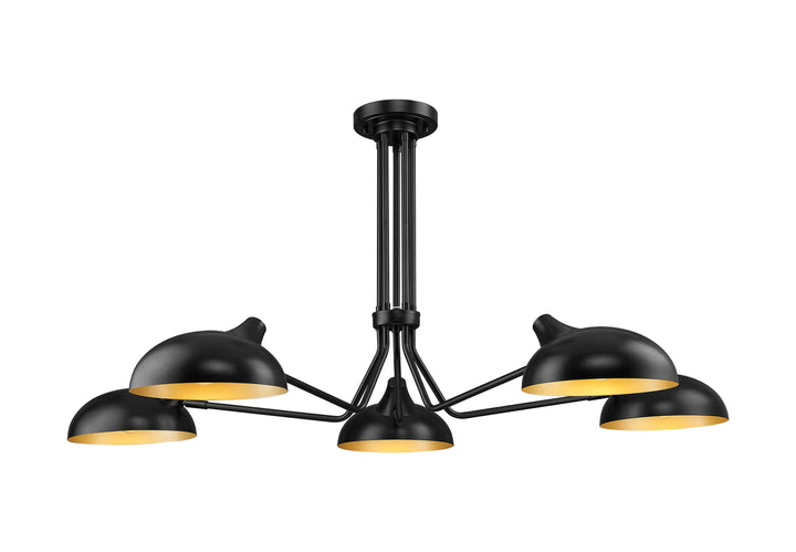 Bellamy - 5 Light Semi-Flush Mount