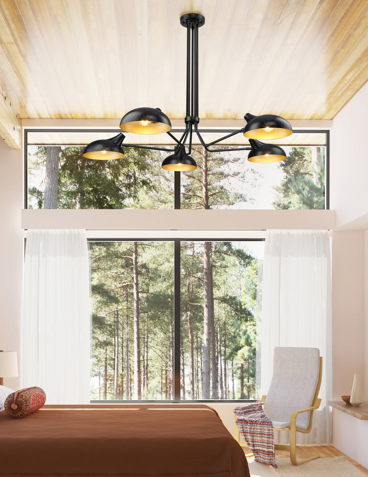 Bellamy - 5 Light Semi-Flush Mount
