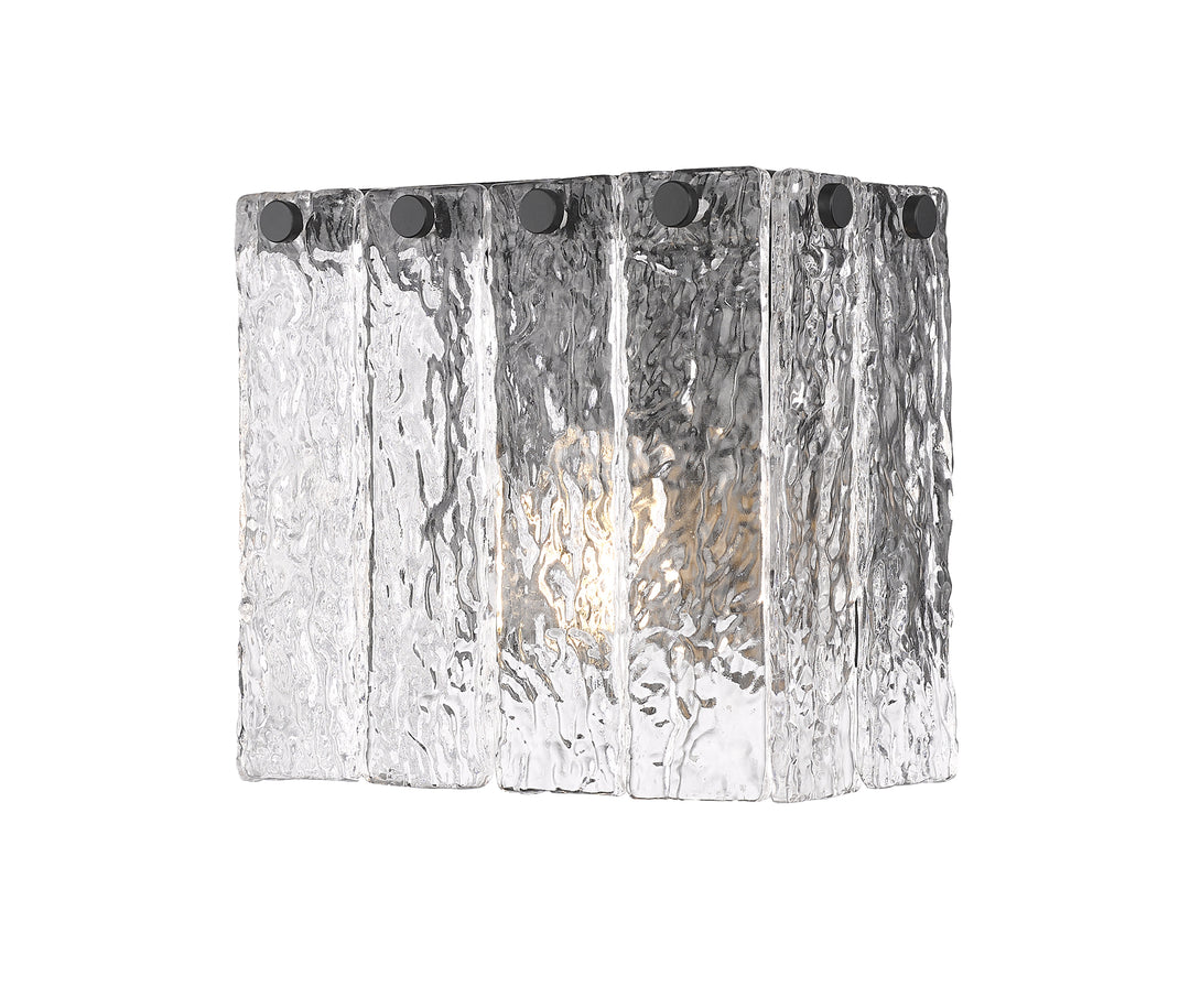 Glacier - Wall Sconce in Matte Black by Z-Lite