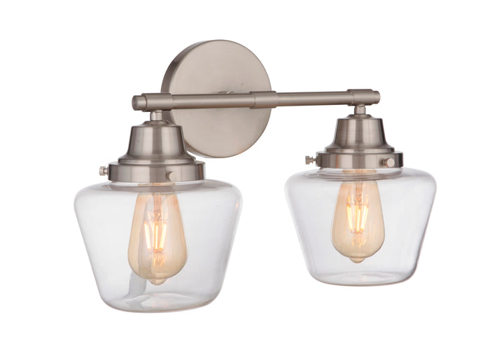 Essex Vanity Light in Brushed Polished Nickel by Craftmade