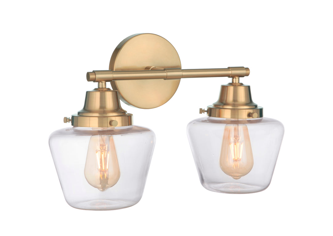 Essex Vanity Light in Satin Brass by Craftmade