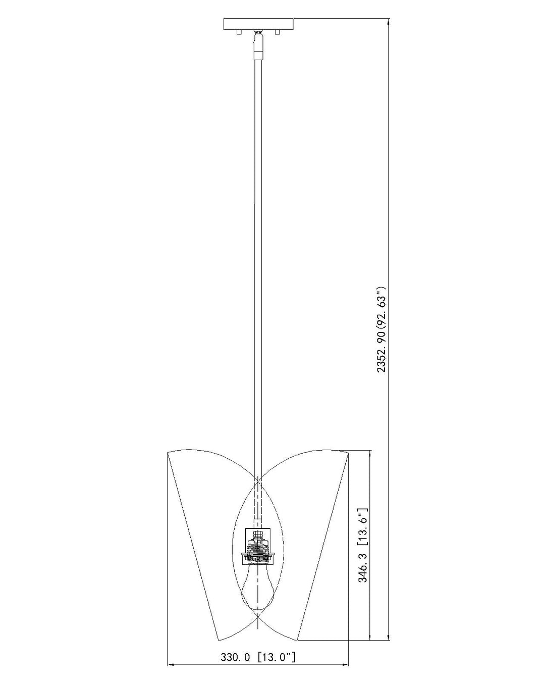 Salone - 1 Light Pendant