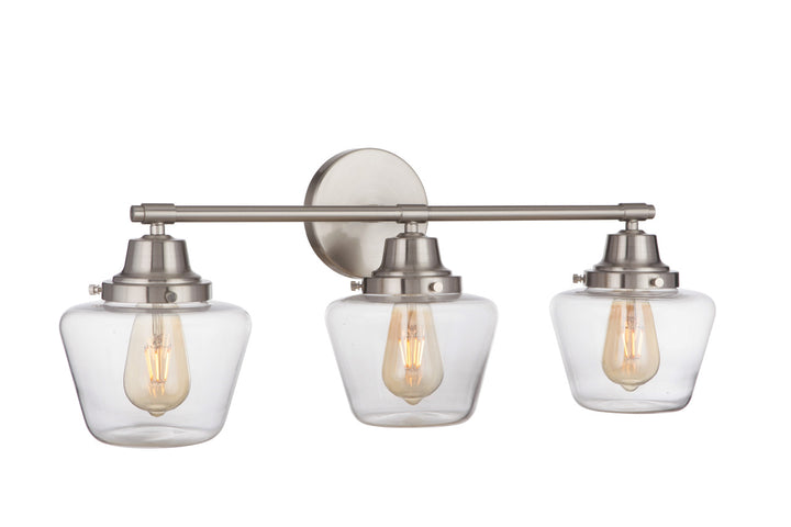 Essex Vanity Light in Brushed Polished Nickel by Craftmade