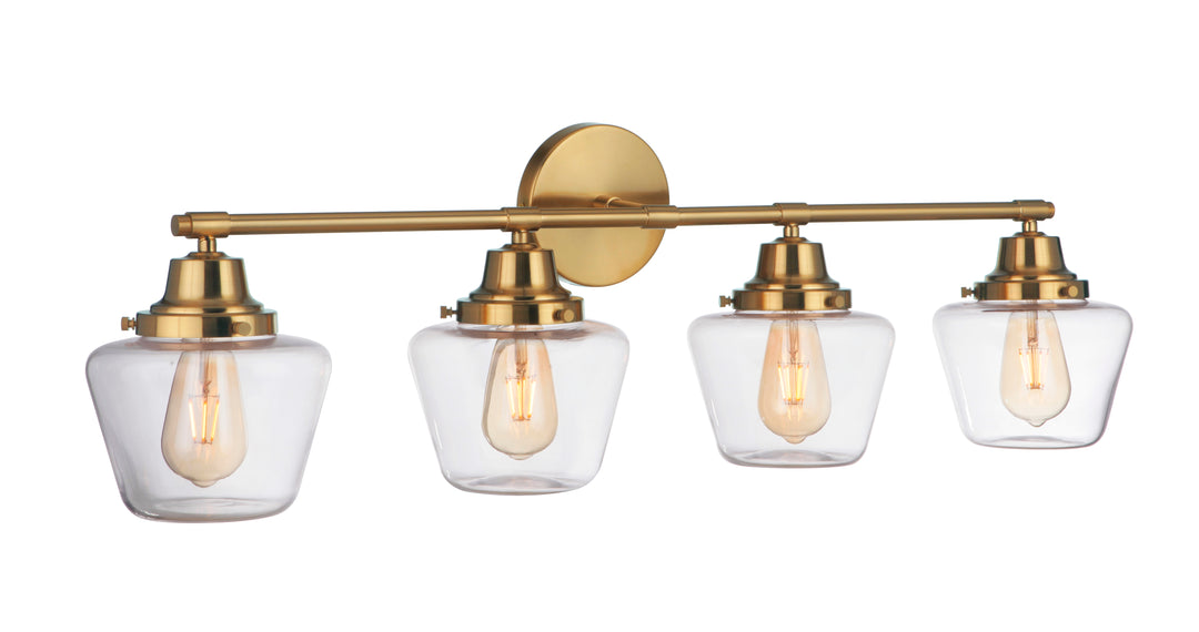 Essex Vanity Light in Satin Brass by Craftmade