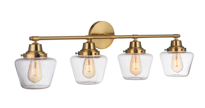 Essex Vanity Light in Satin Brass by Craftmade