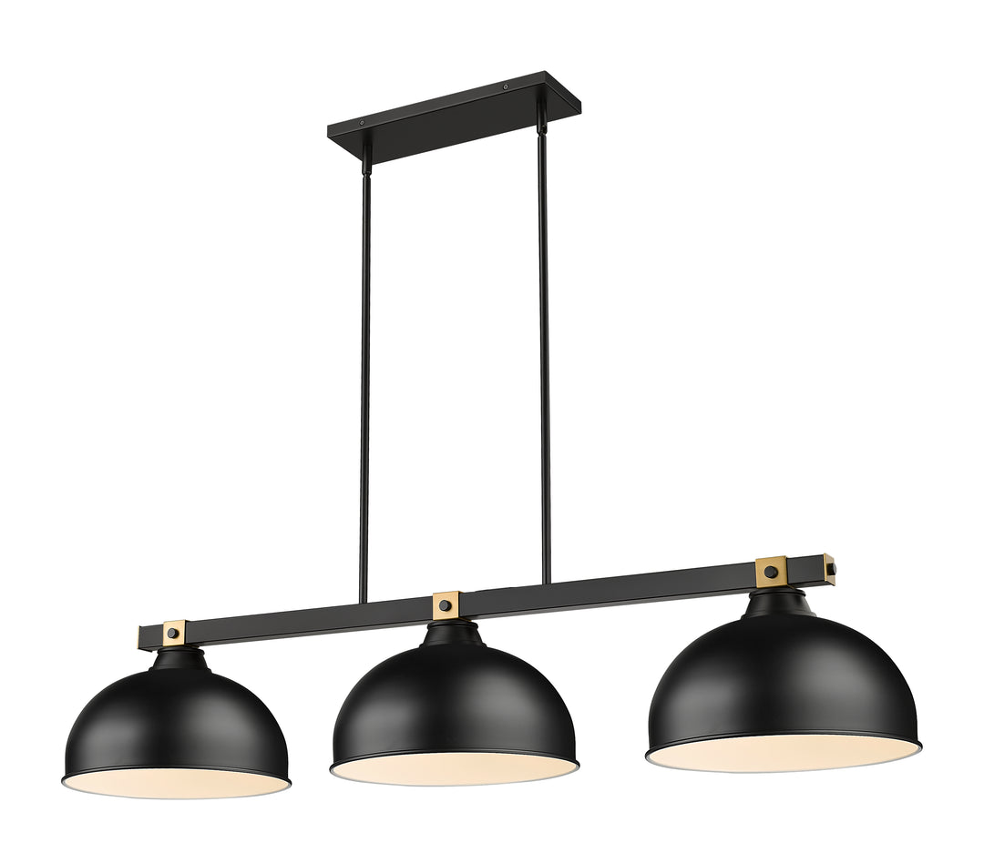 Bronte - 3 Light Billiard Light