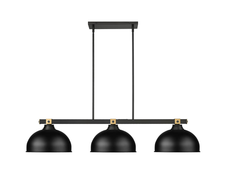 Bronte - 3 Light Billiard Light