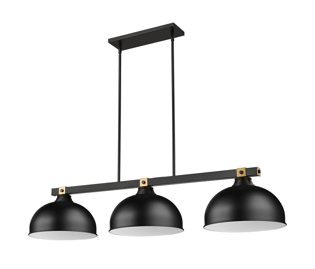 Bronte - 3 Light Billiard Light