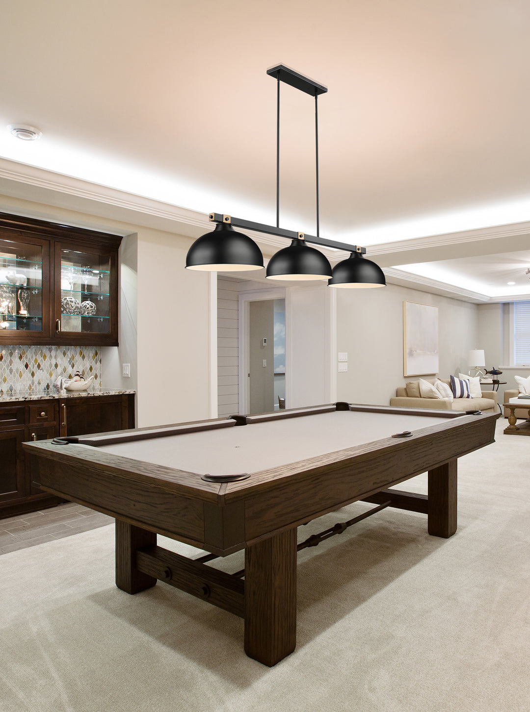 Bronte - 3 Light Billiard Light