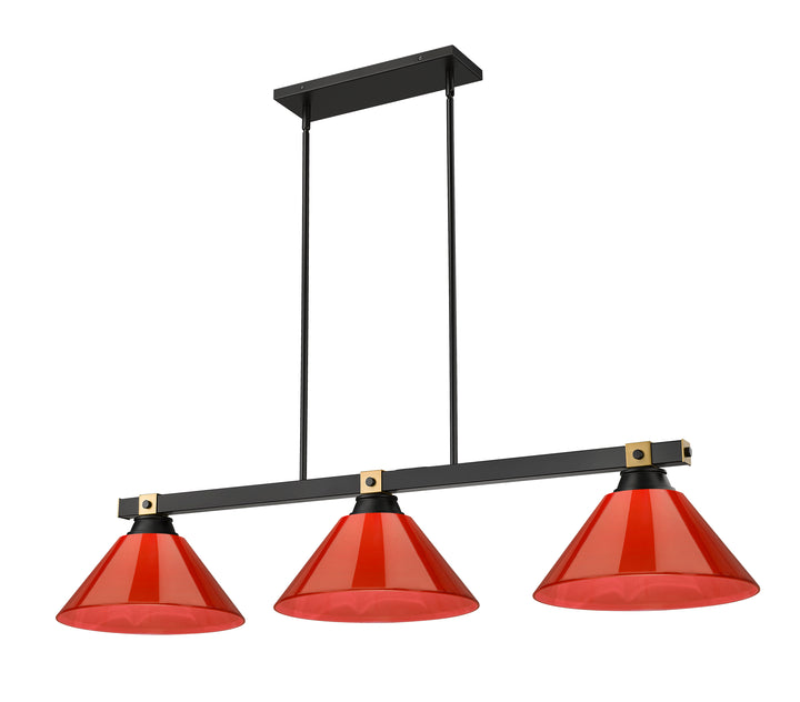 Bronte - 3 Light Billiard Light