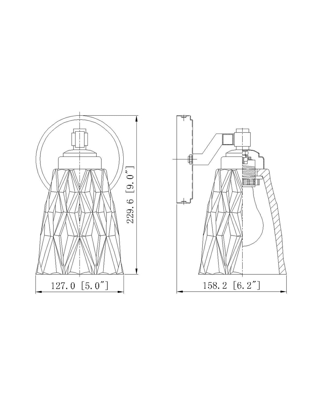 Andree - 1 Light Wall Sconce