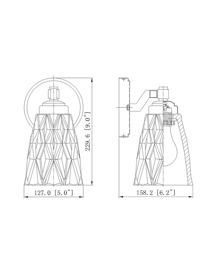 Andree - 1 Light Wall Sconce