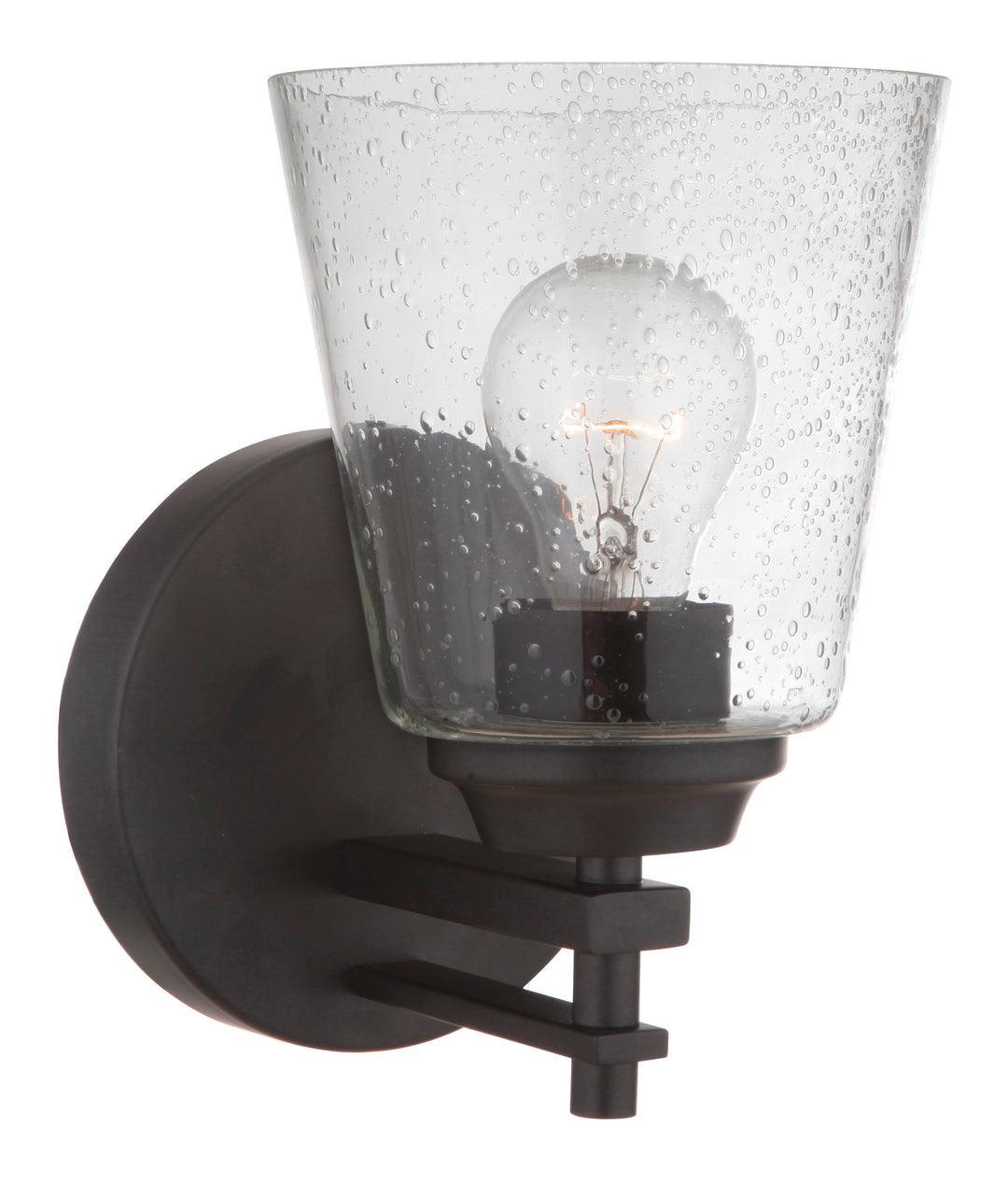 Drake Wall Sconce in Flat Black by Craftmade