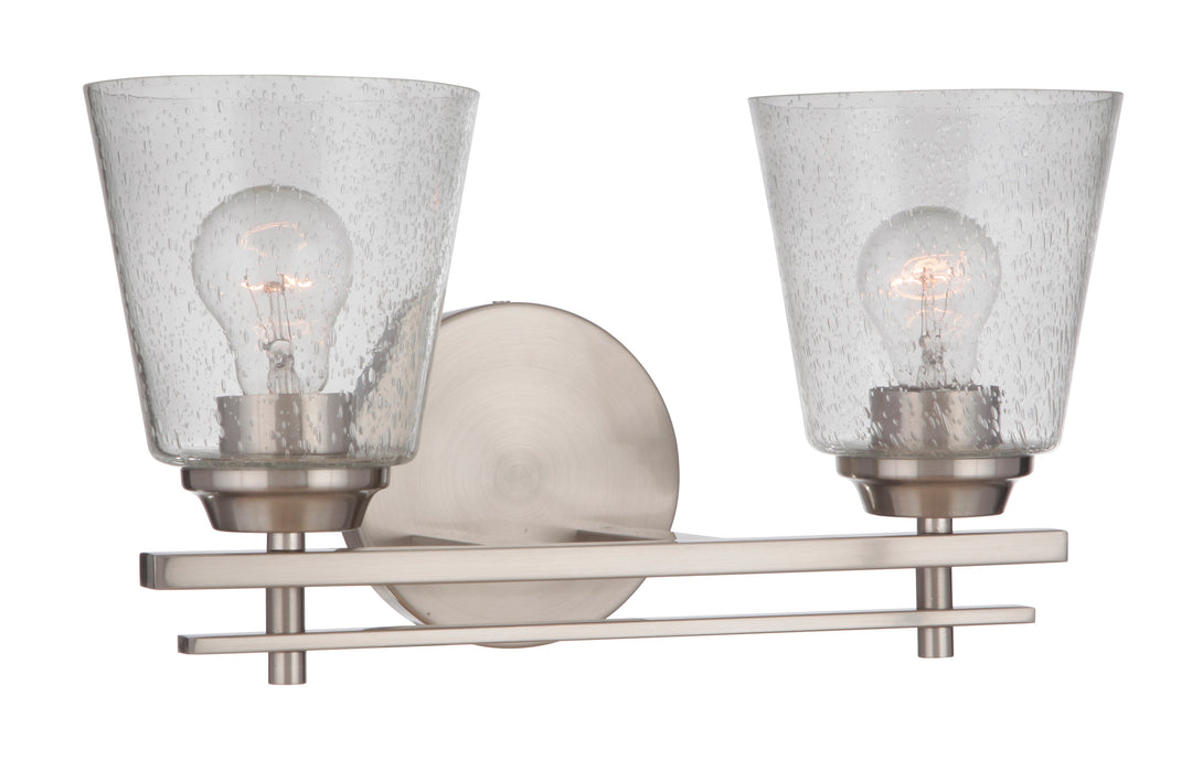 Drake Vanity Light in Brushed Polished Nickel by Craftmade