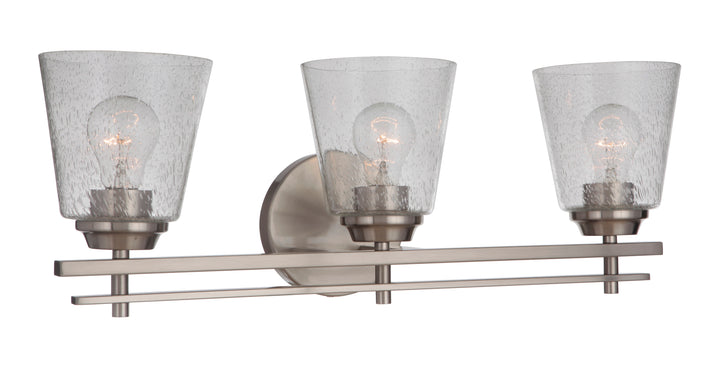 Drake Vanity Light in Brushed Polished Nickel by Craftmade