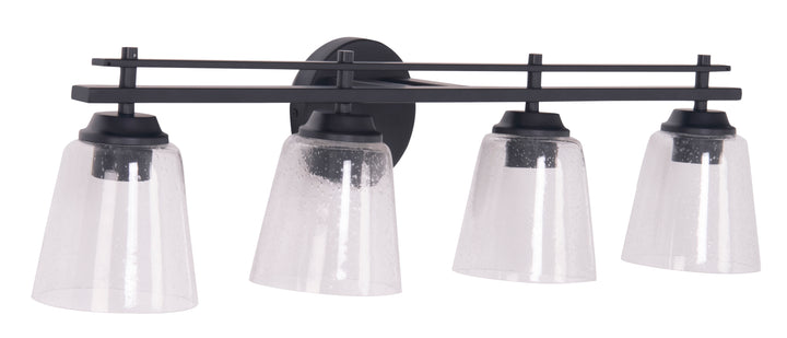 Drake Vanity Light in Flat Black by Craftmade