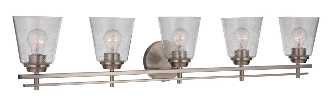 Drake Vanity Light in Brushed Polished Nickel by Craftmade