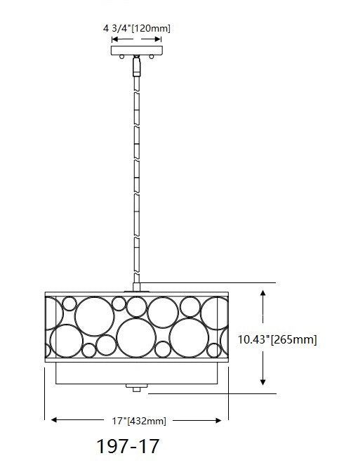 Kendall - 3 Light Pendant
